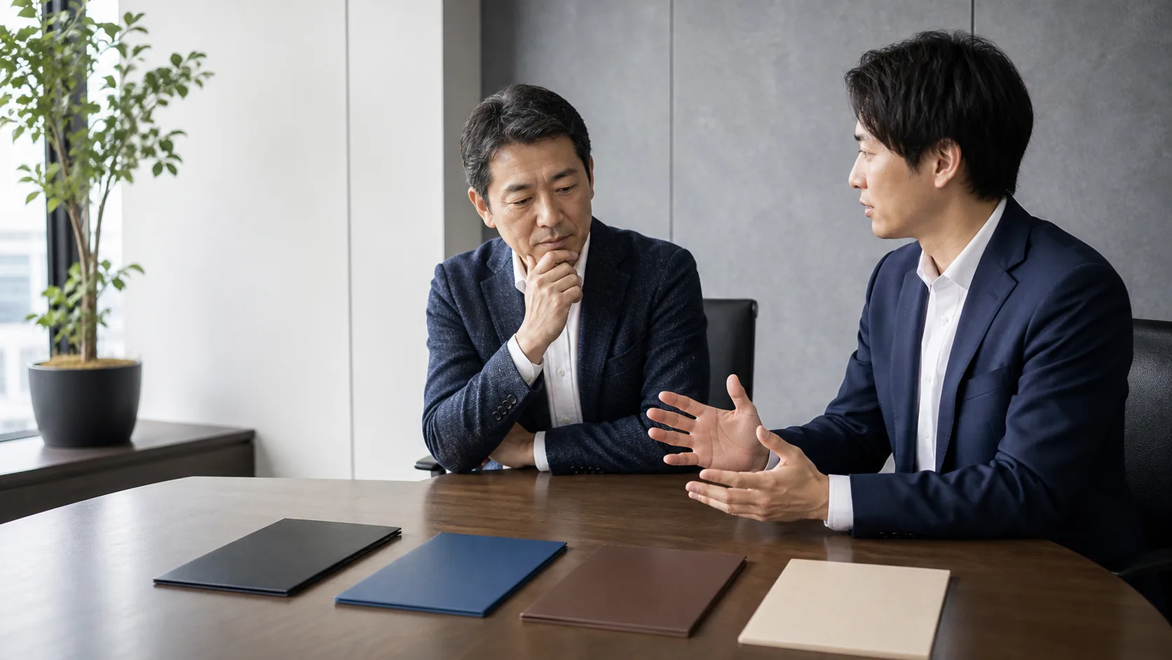 追加融資の相談先と会社の準備内容を比較する場面