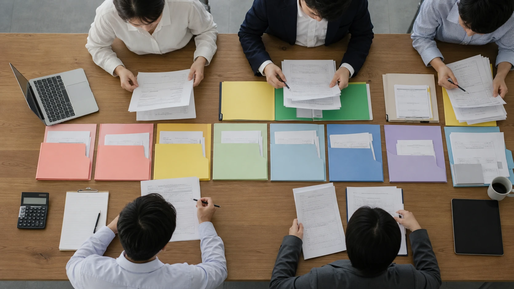 財務担当者が得意先別の売上・請求・入金・遅延を一覧化する場面