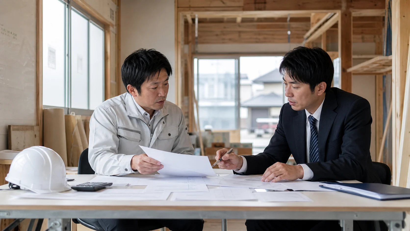 内装工事会社が前受金管理後の不足と四つの資金調達方法を比較する会議