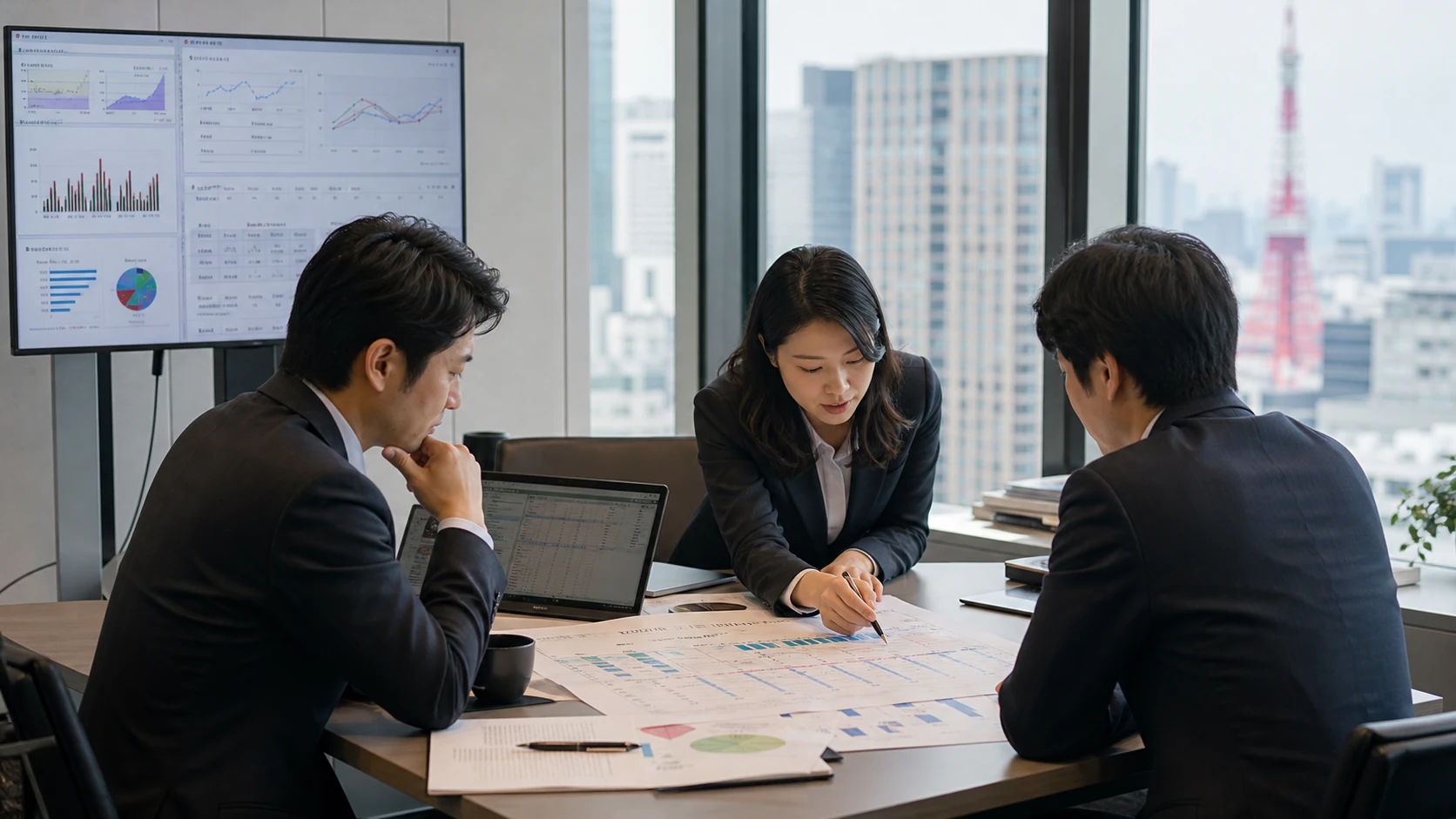 財務担当者が社債を銘柄別の償還カレンダーへ整理する場面