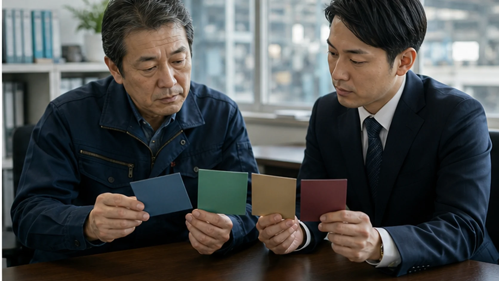部品メーカーが集中リスクと四つの資金調達方法を比較する会議