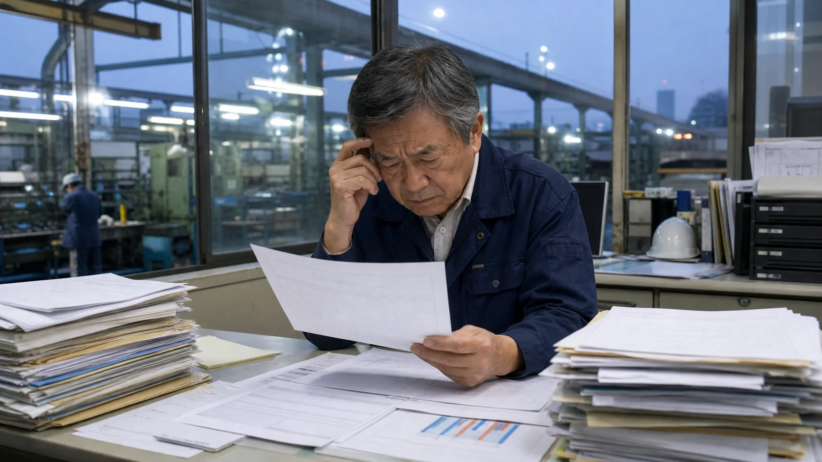 赤字原因と13週間の資金不足を分けて確認する製造会社経営者