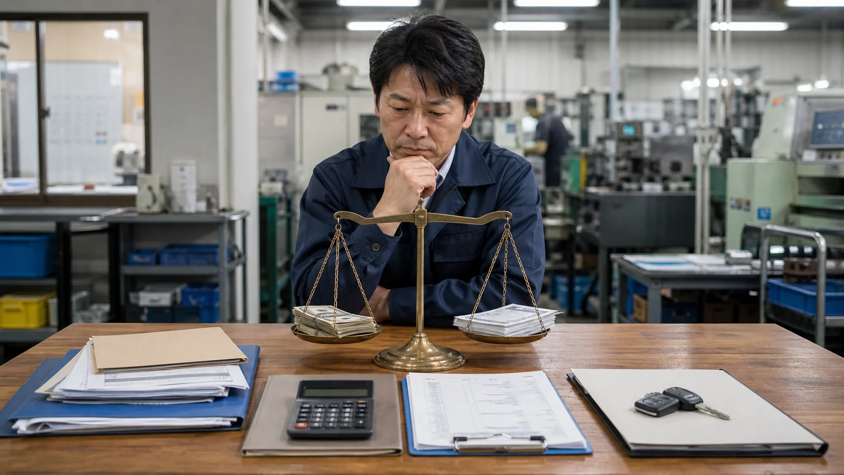 繰上返済と運転資金確保の優先順位を確認する建設会社経営者