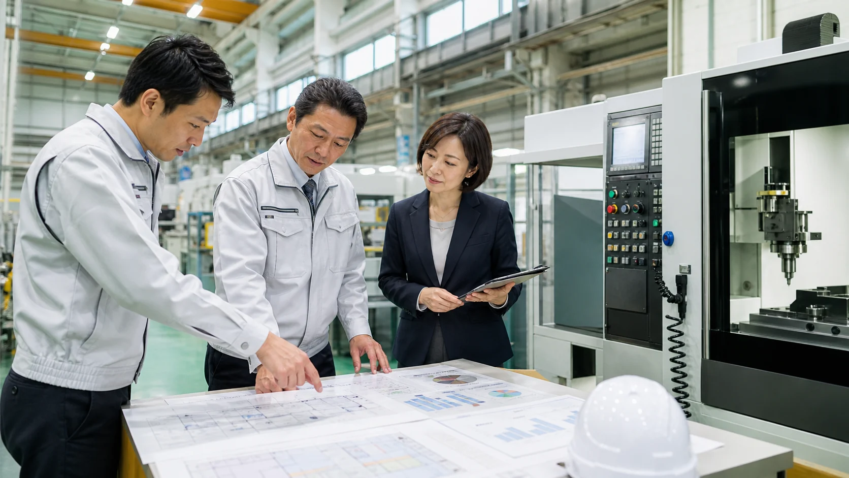設備投資の本体費用と付帯費用と下振れ収益を検討する経営会議