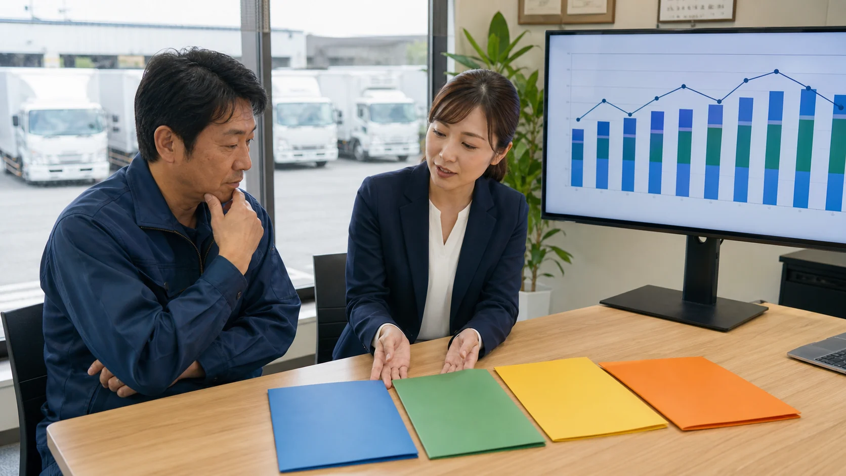 役員貸付金の回収計画と四つの資金調達方法を比較する中小企業経営者