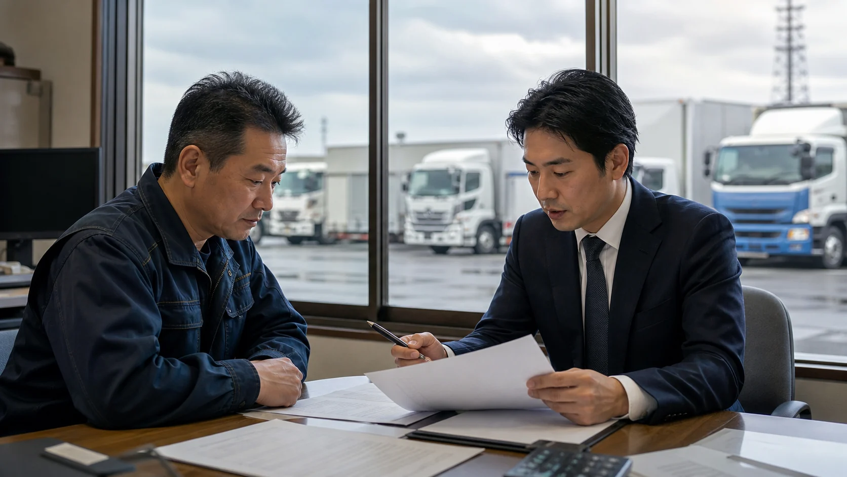 運送会社が金融費用と四つの資金調達方法を比較する会議