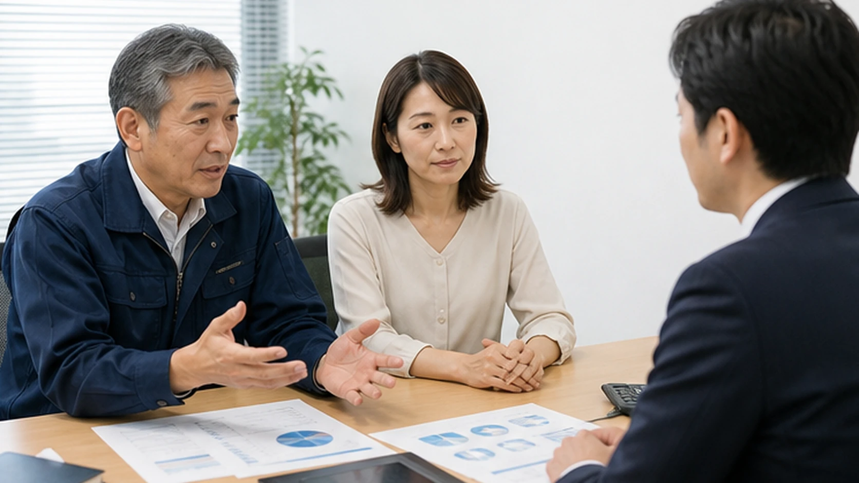 経営者・営業・購買・倉庫・財務・銀行担当者が欠品と追加在庫資金を確認する会議