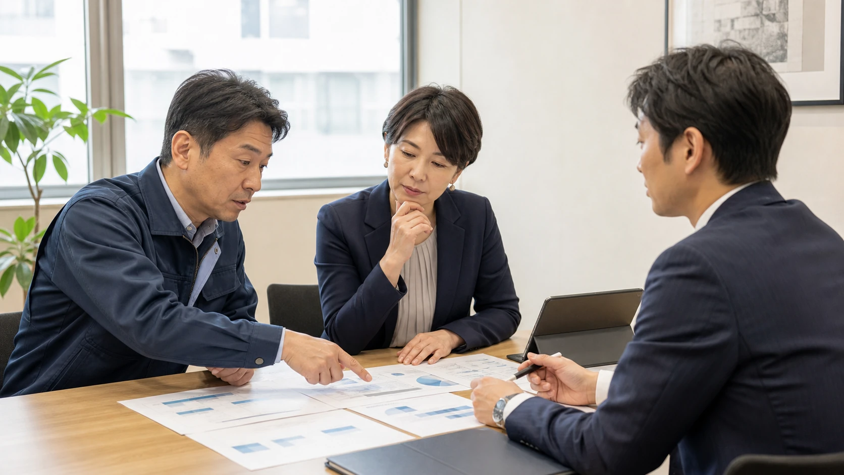 経営者・営業・財務・銀行担当者が案件工程、入金確度、必要運転資金を確認する会議