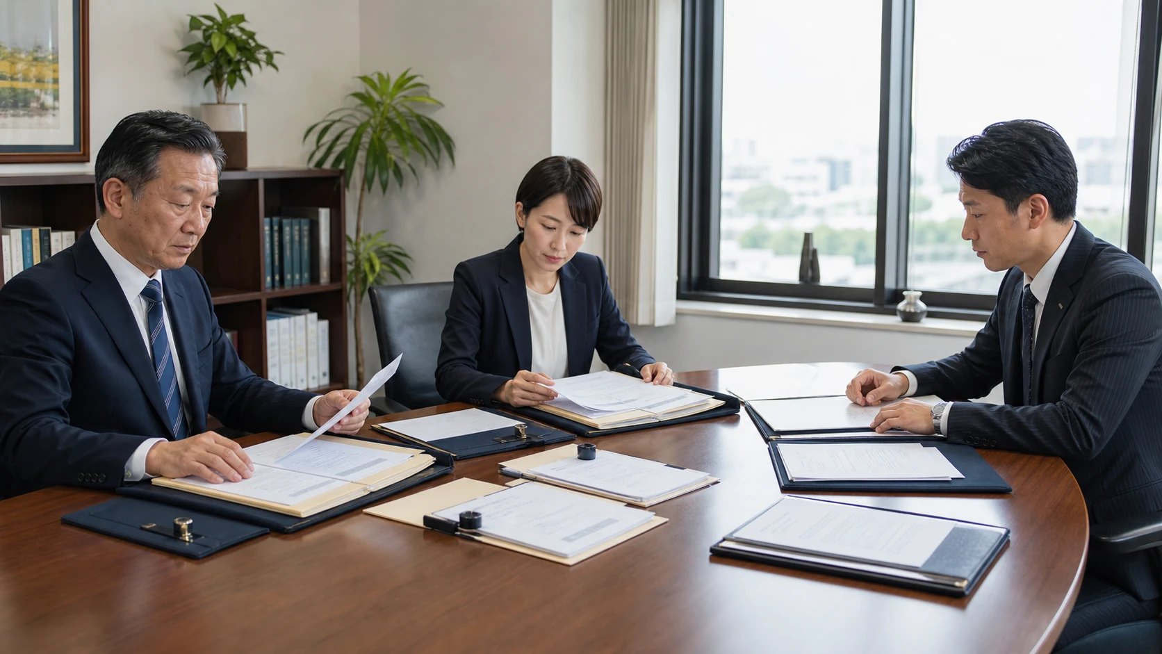 経営者が役員・株主取引の契約、決議、実入出金を銀行説明資料へまとめる場面