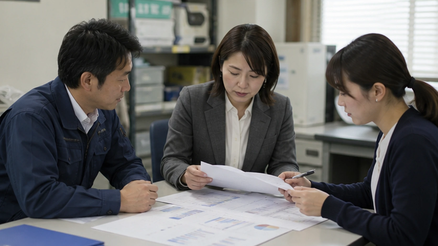 営業・原価管理・財務担当者が顧客別の価格改定段階と実現粗利を確認する場面