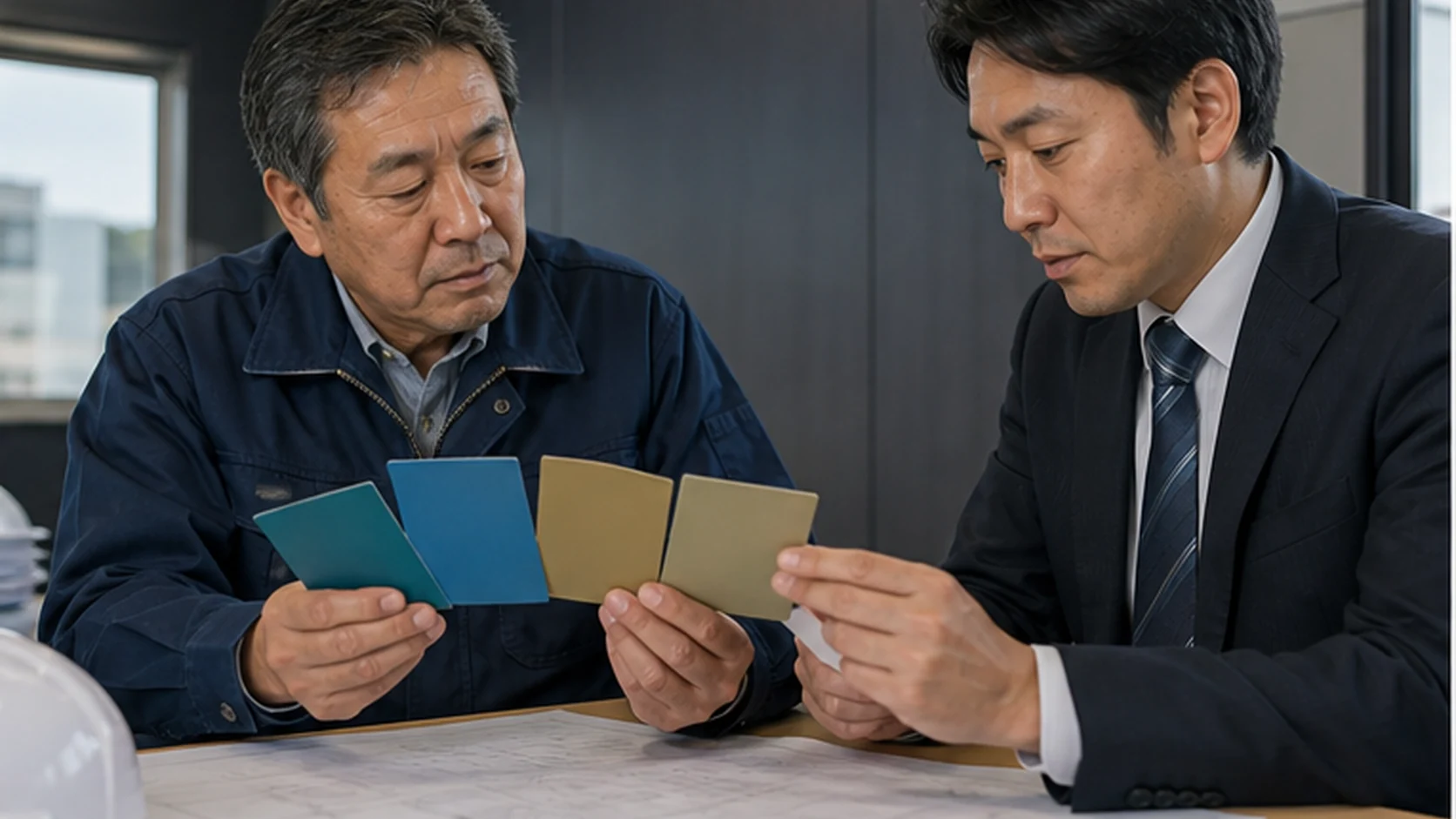 設備工事会社が案件資金と四つの資金調達方法を比較する会議