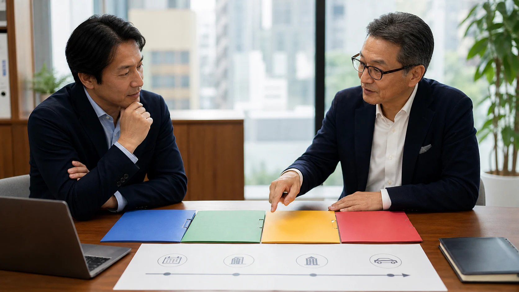 売上債権回転期間と回収確度から四つの資金調達を比較する経営者