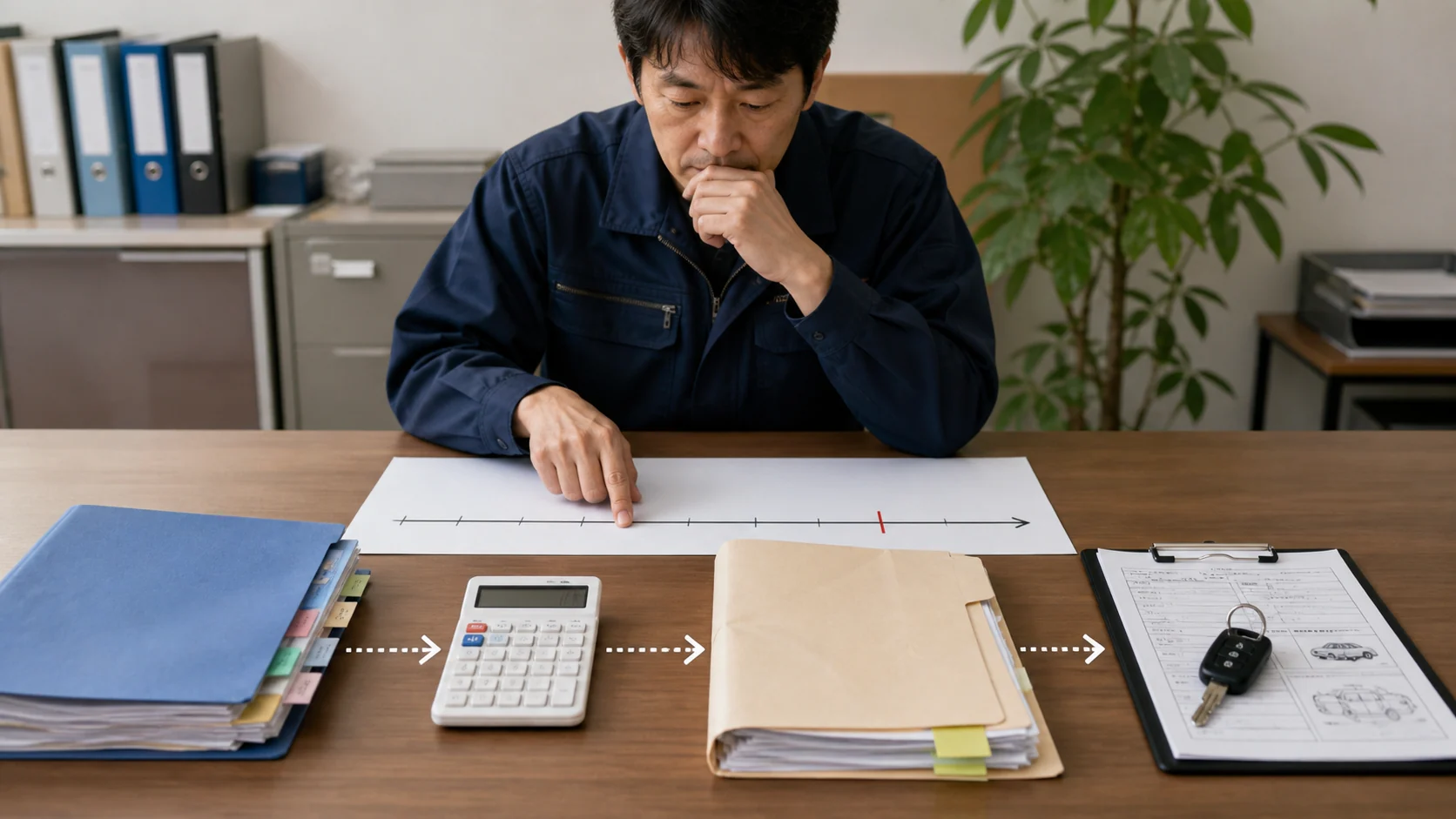 返済条件変更と代替資金の順番を比較する飲食店経営者