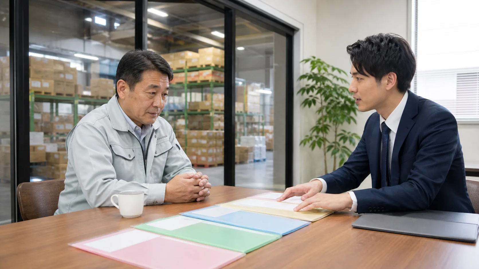 産業部品卸が成長資金と四つの資金調達方法を比較する会議