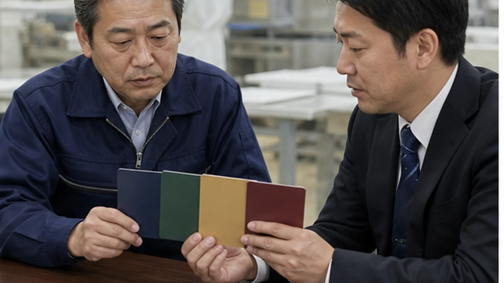 菓子製造会社が繁忙期資金と四つの資金調達方法を比較する会議