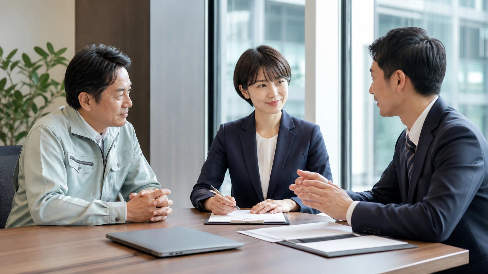 経営者・税理士・銀行担当者が税目別の納付日と納付後最低現金を確認する会議