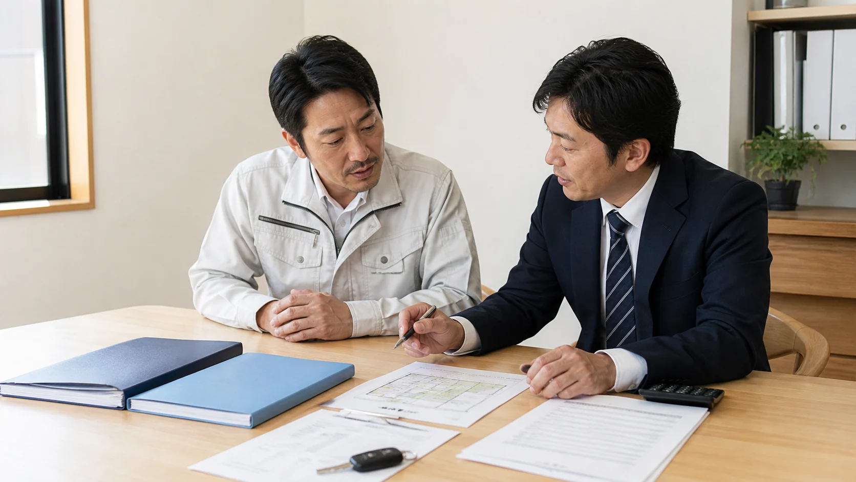 内装工事会社が完工資金の不足と四つの資金調達方法を比較する会議