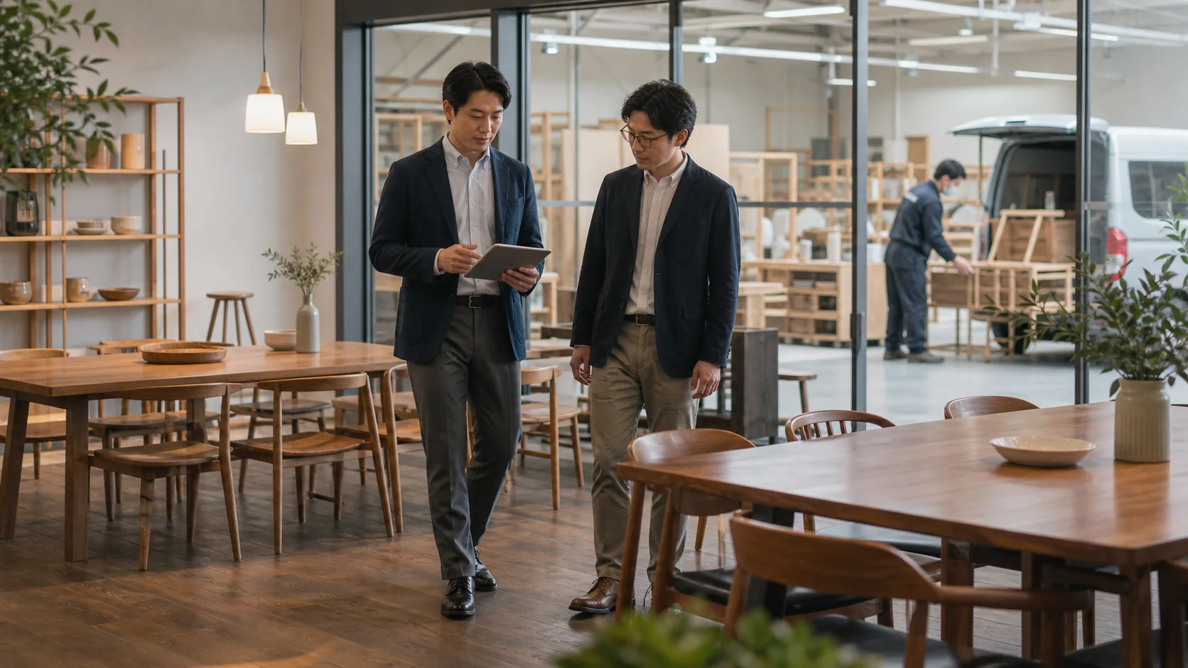 店舗経営者が既存銀行・公庫・保証付き・新規候補を比較する場面