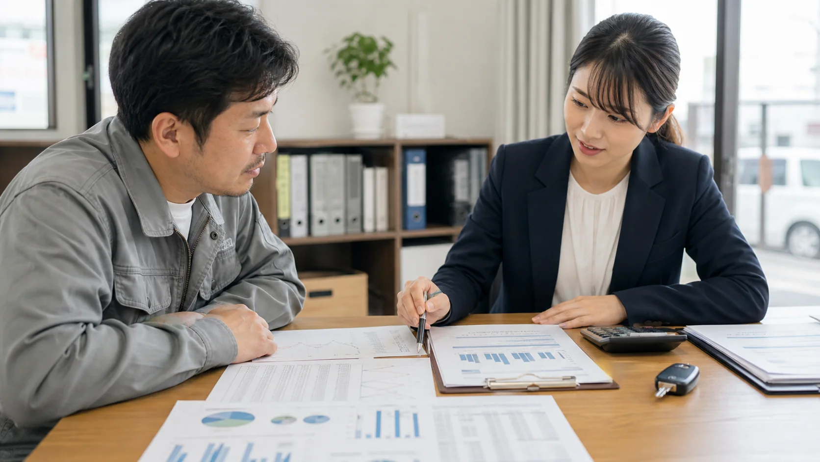 口座履歴と資金繰り表から調達候補を比較する相談場面