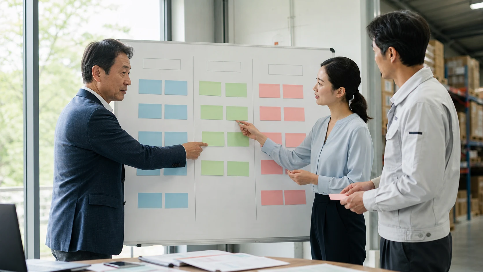 CCCを顧客・在庫・仕入先別に分解して改善会議をする経営チーム