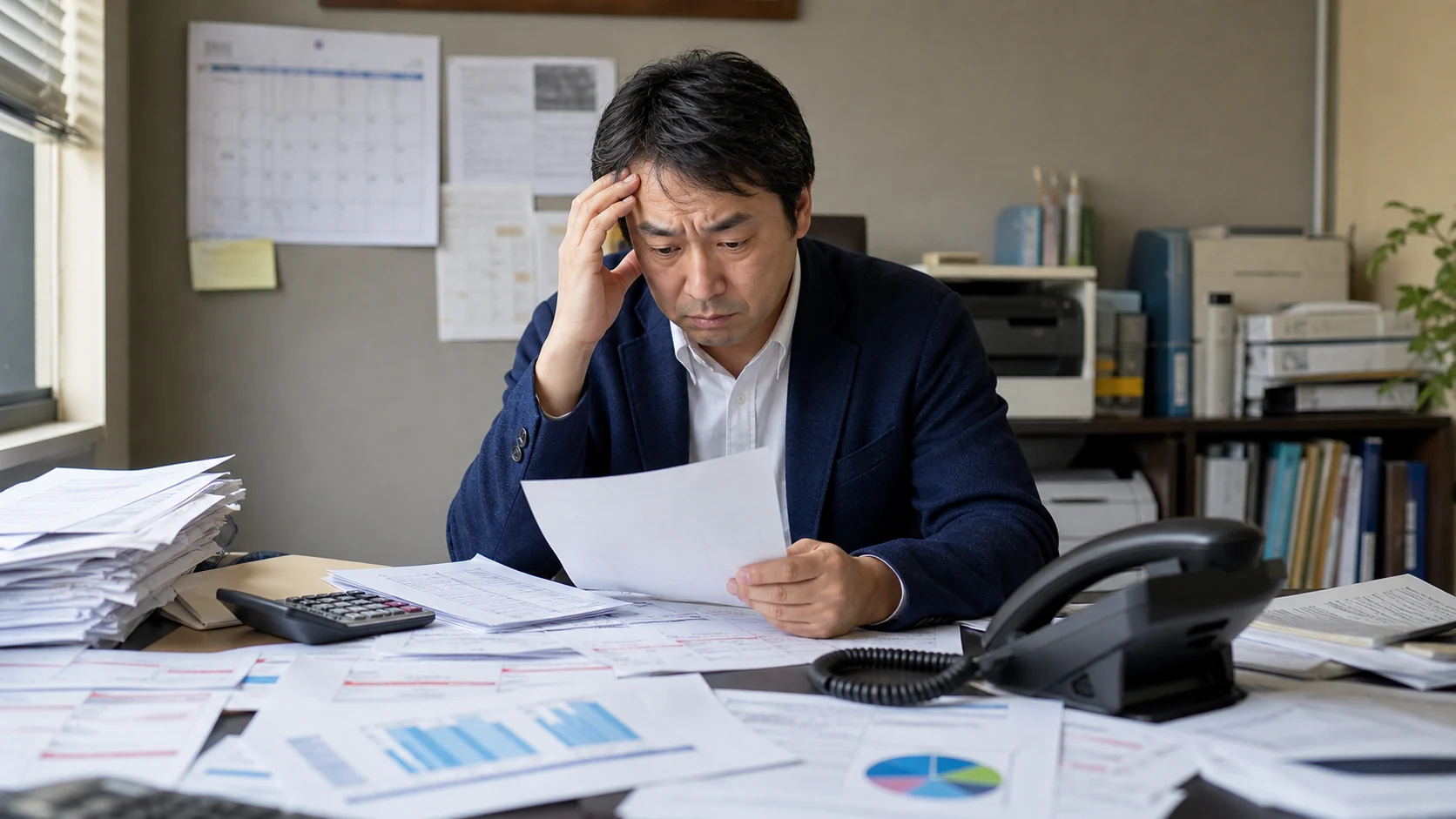 資金繰りの相談先を一覧で整理する中小企業経営者