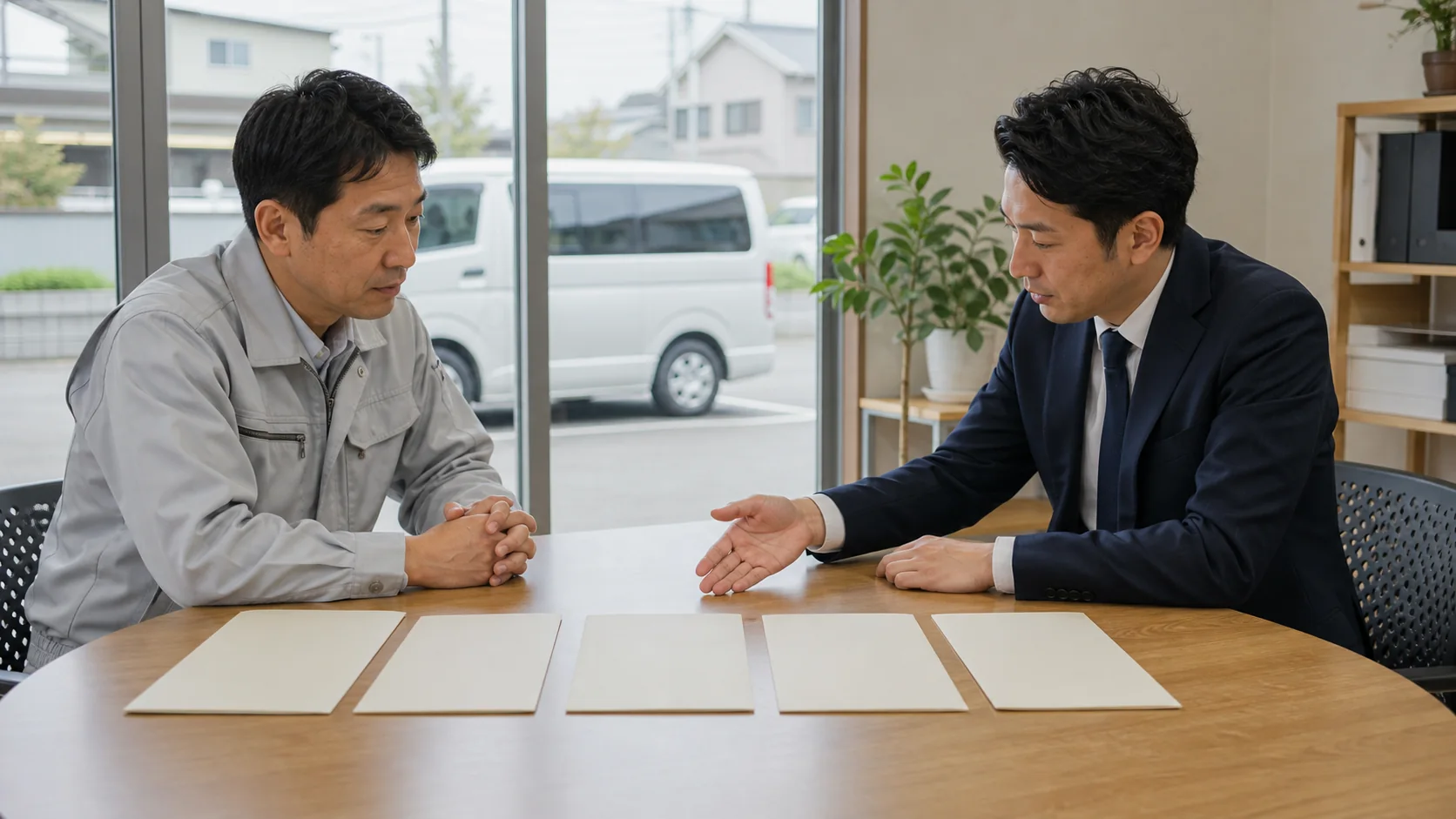総支払額を基準に四つの資金調達方法を比較する相談場面