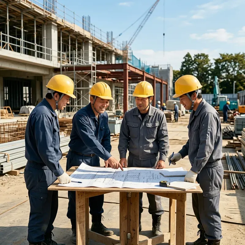 建設業の材料費・外注・下請け費用の支払いに悩む事業者向けの現場・事業イメージ