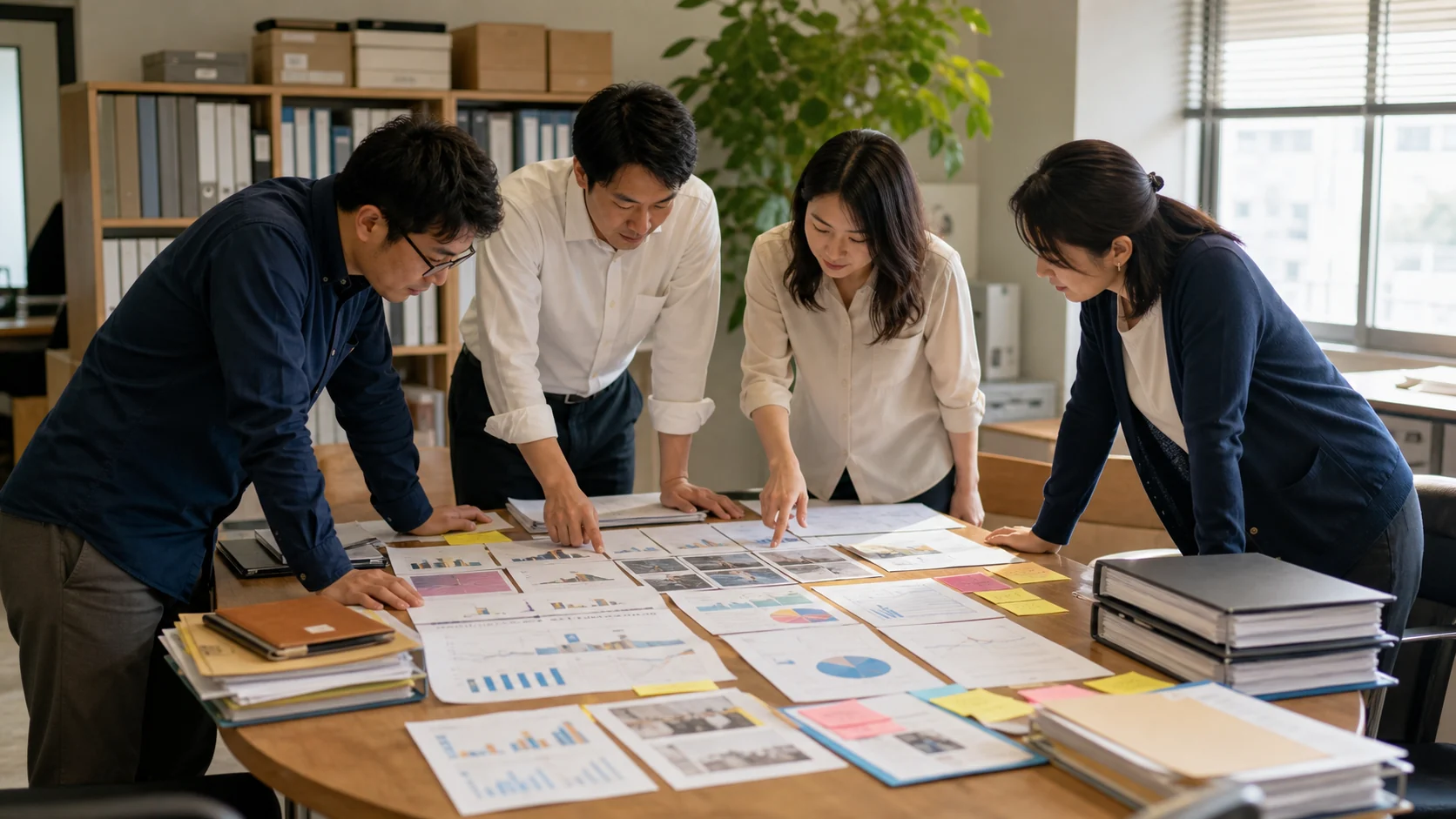 事業別売上と許認可・所在地を一覧にして利用条件を確認する相談