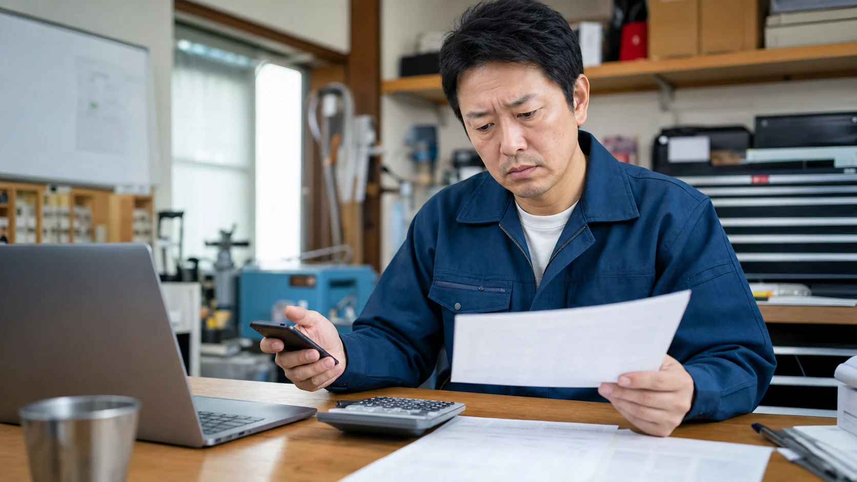 新規融資の資金使途と既存借入の返済予定を照合する経営者