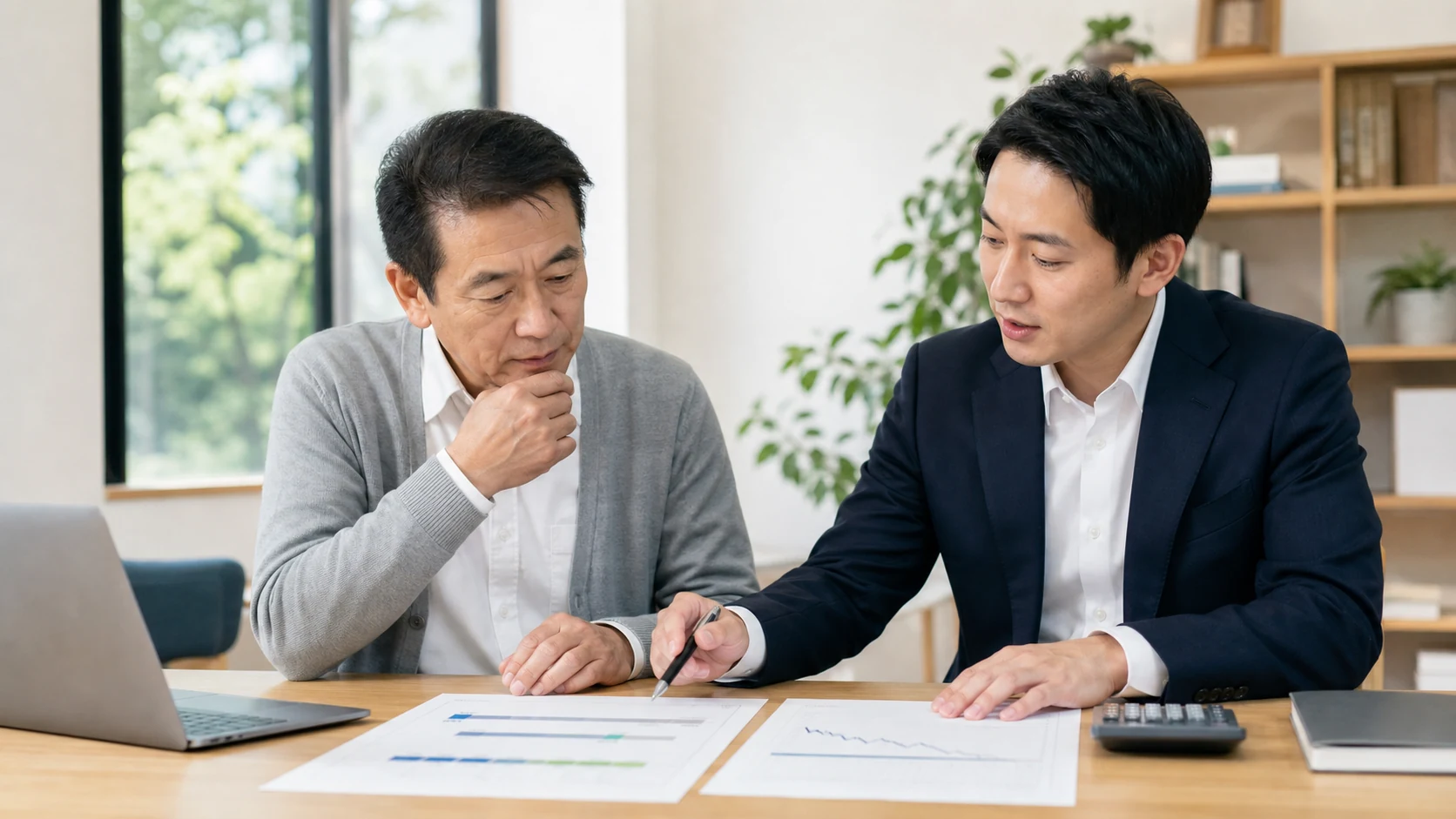 返済期間の異なる融資と短期資金を比較する財務相談