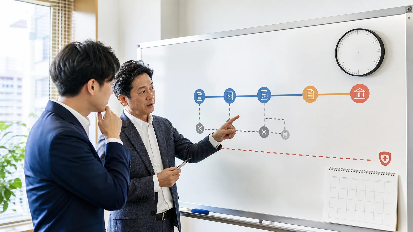 必要時刻に合わせ四つの資金調達を比較する相談場面