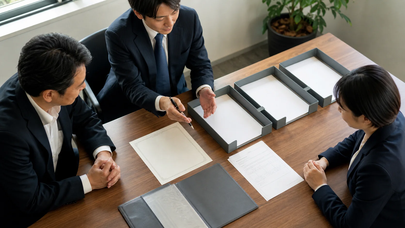 銀行融資とファクタリングなど四つの資金調達を比較する経営者