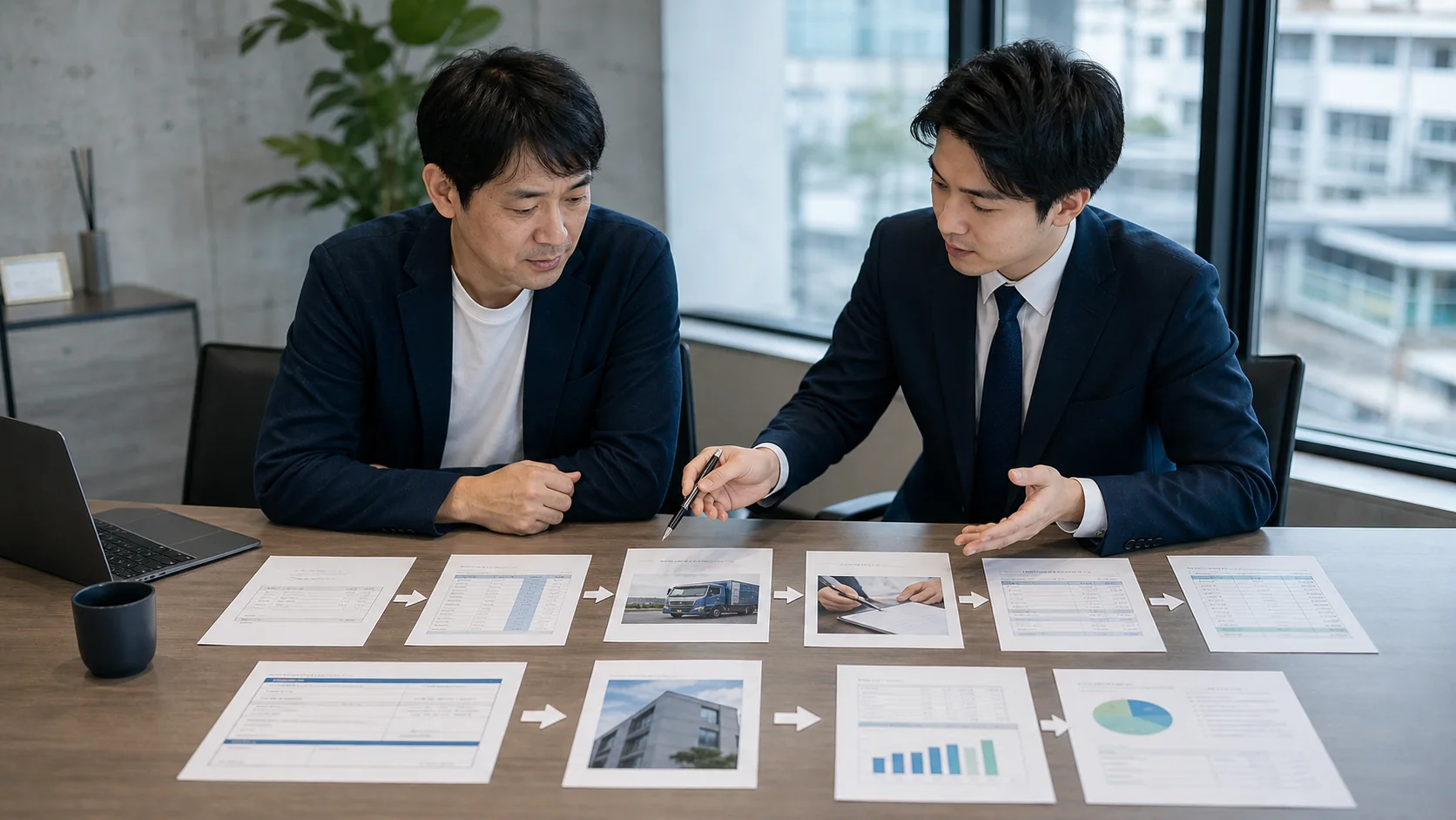 審査否決後に四つの資金調達を再比較する相談場面