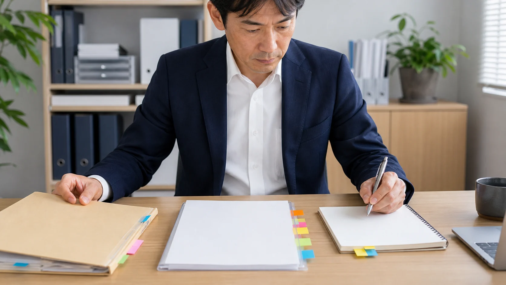 財務担当者が口コミの事実主張を公式情報・見積・契約案と照合する場面