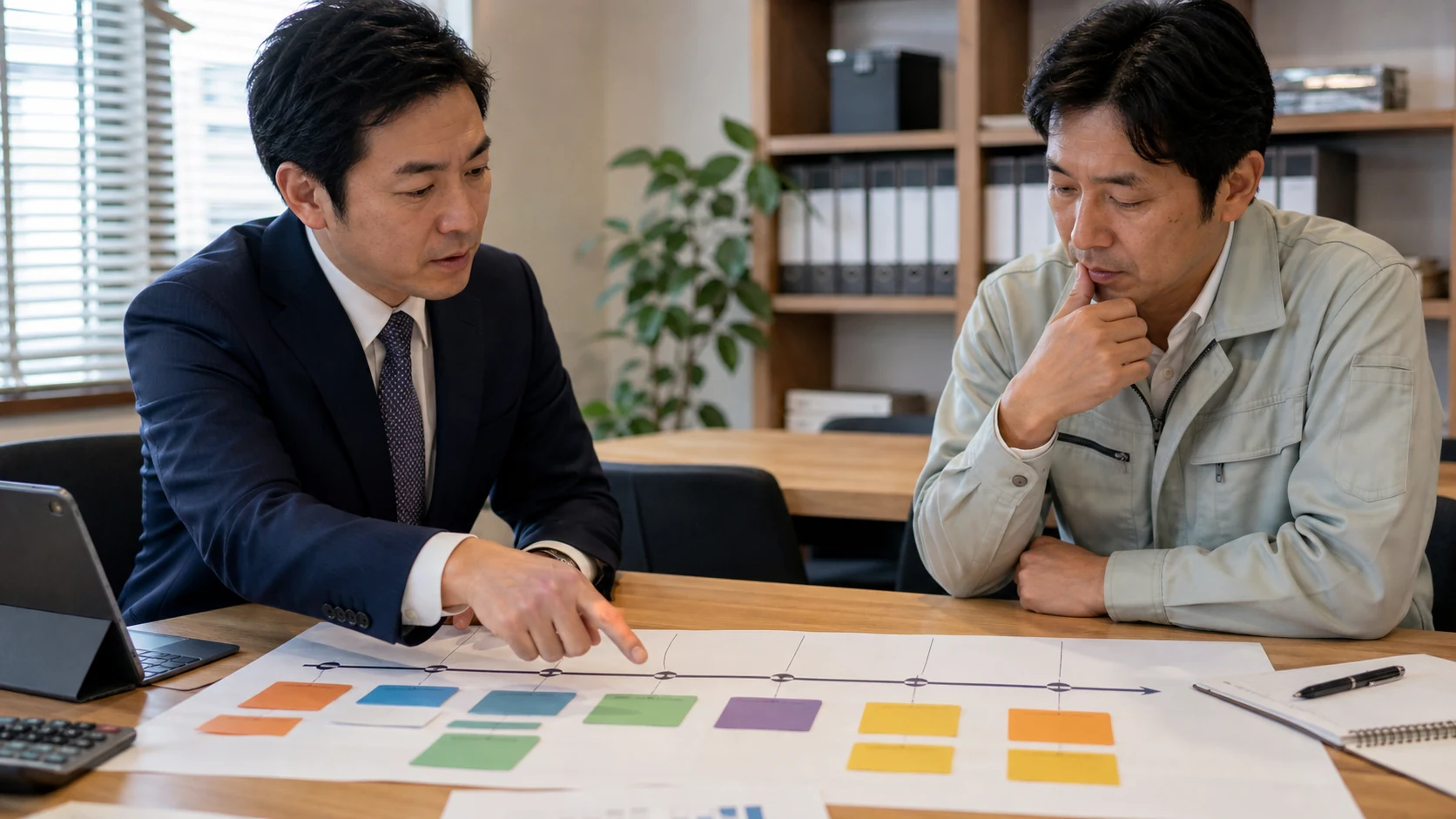 団信と事業継続資金を分けて複数の資金手段を比較する相談