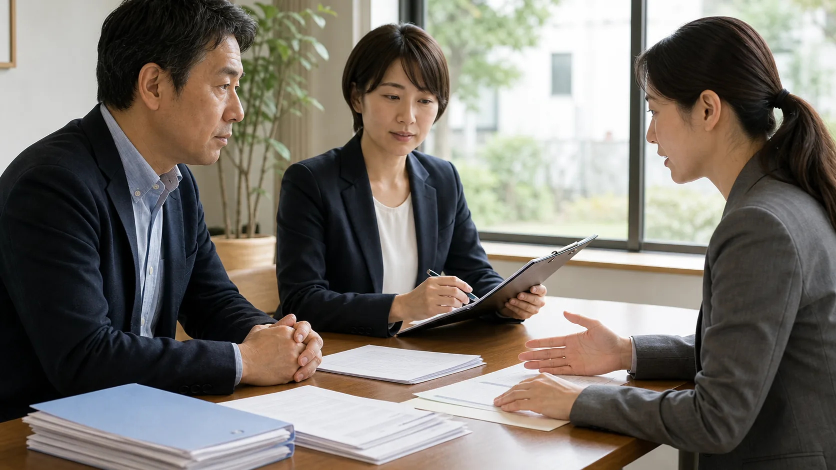 公庫融資で会社・コンサル・公庫の役割を比較する場面