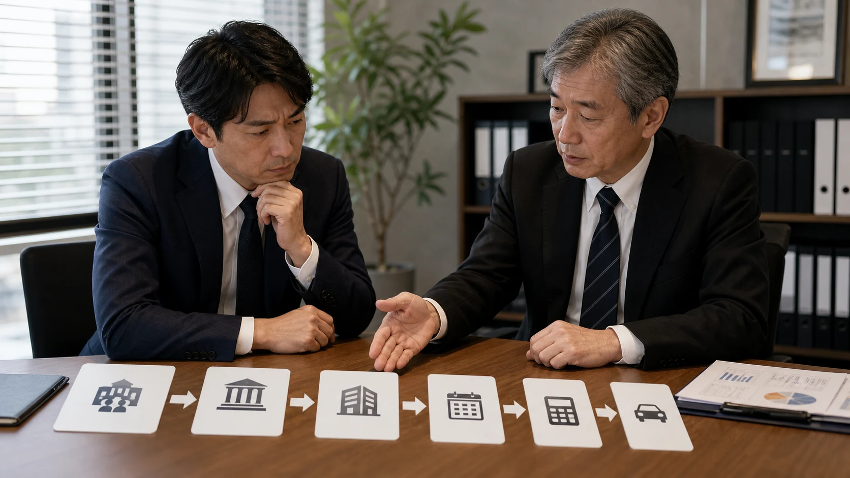 赤字企業が公的融資と民間の短期資金を順序立てて比較する相談