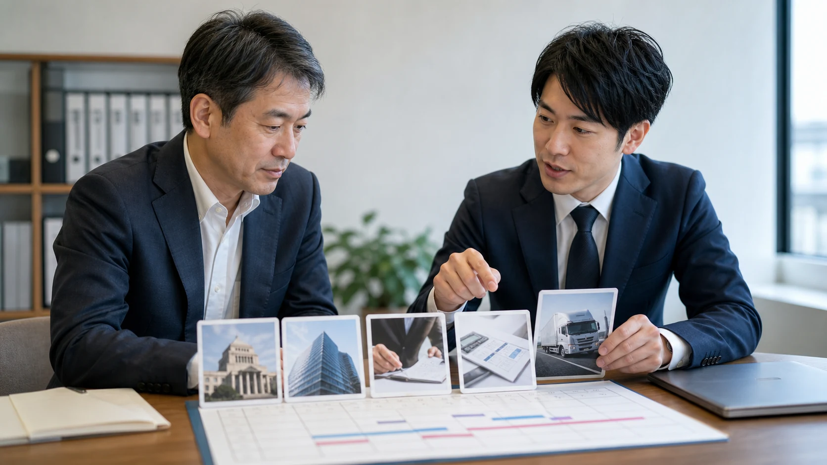 公庫の返済方法と民間短期資金の返済カーブを比較する相談