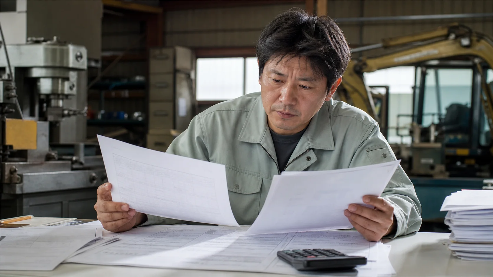 赤平市の製造・建設事業で支払予定を確認する事業者のイメージ