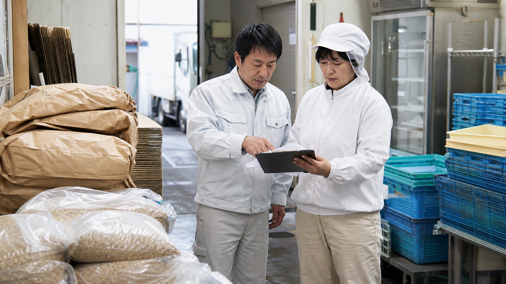 旭市で作付け前の資材、飼料の継続購入、出荷期の選別・冷蔵費、加工前の原料・包材、配送繁忙期の燃料の支払いを点検する事業者