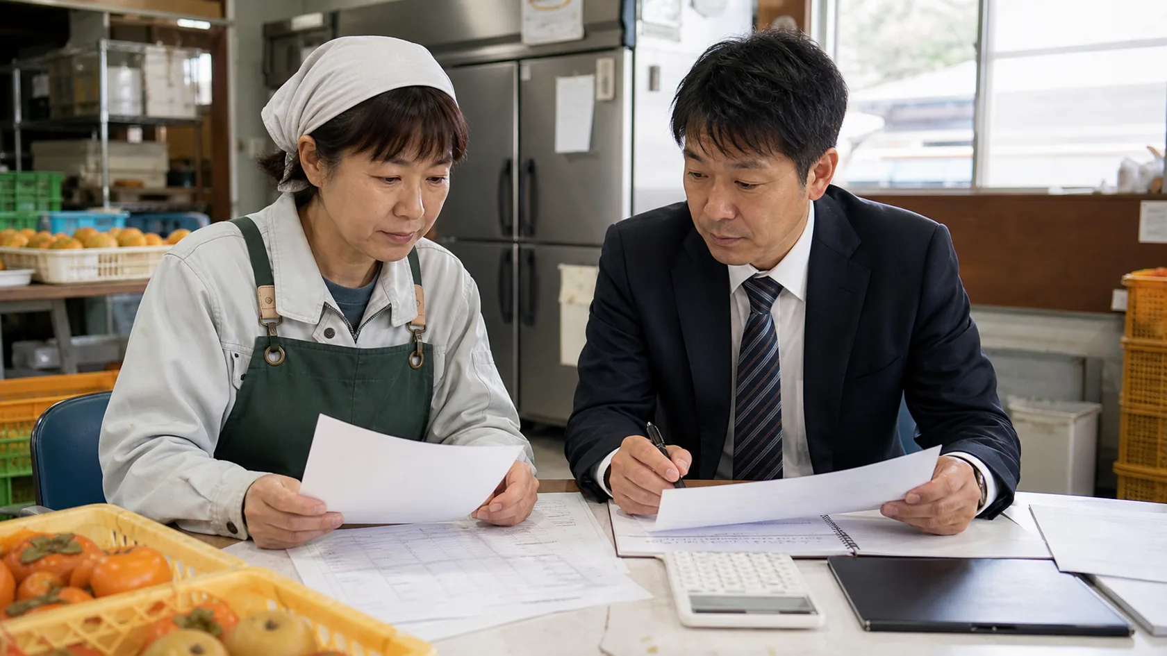 朝倉市で収穫前の人員・選果費、加工前の原料・包装費、DX導入費、豪雨時の代替物流費を点検する事業者