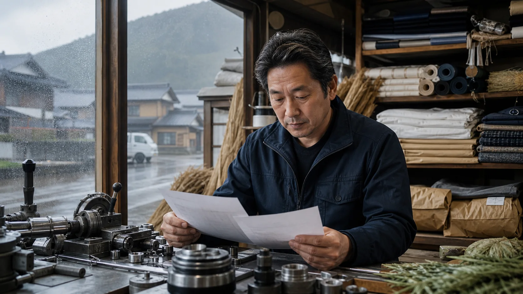 綾部市で量産前の材料・電子部品、受注前の糸・生地、作付け期の種苗・肥料、工場修繕前の機材・外注費の支払いを点検する事業者