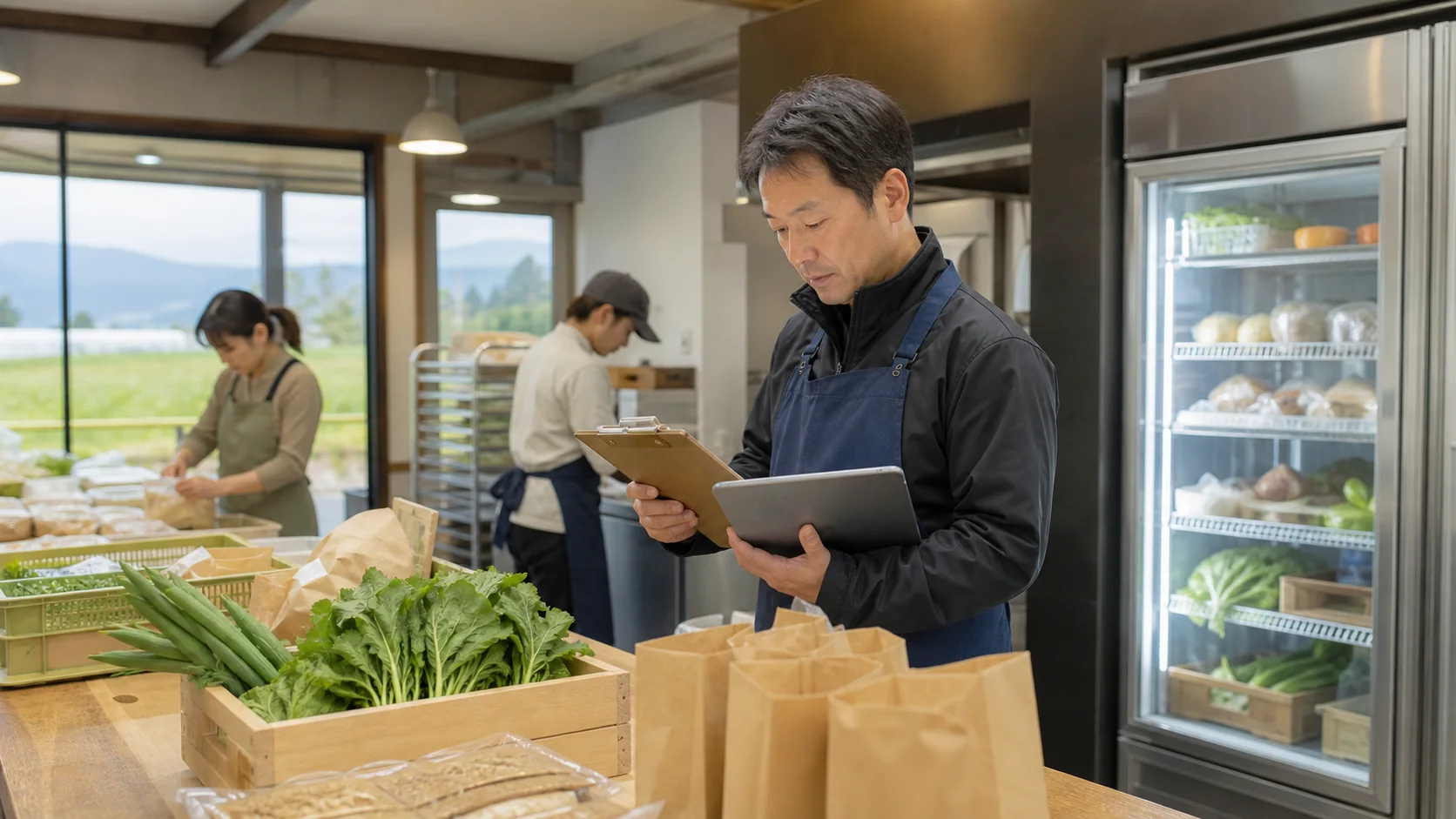 安曇野市で製造ロット前の部材、作付け・収穫前の農業資材、食品加工前の原料、観光繁忙期前の食材・人員の支払いを確認する事業者
