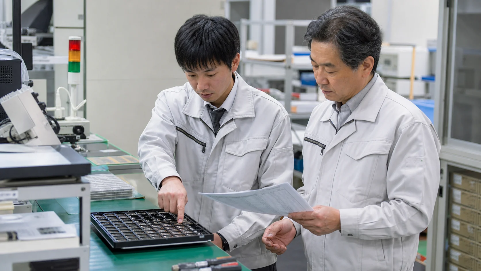 東広島市で電子部材・材料の先払いと加工・試験・外注費の先行を週別に確認する現場