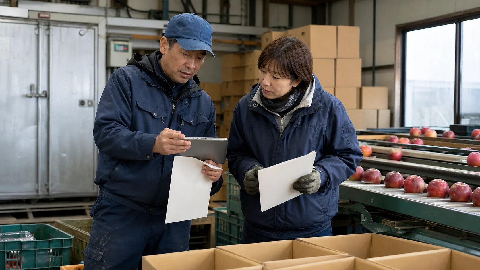 平川市で春の防霜・園地資材、夏秋のりんご・米・野菜の収穫人員、選果包材と冷蔵電力、温泉観光期の食材・人員、冬の暖房・除排雪費の支払いを点検する事業者