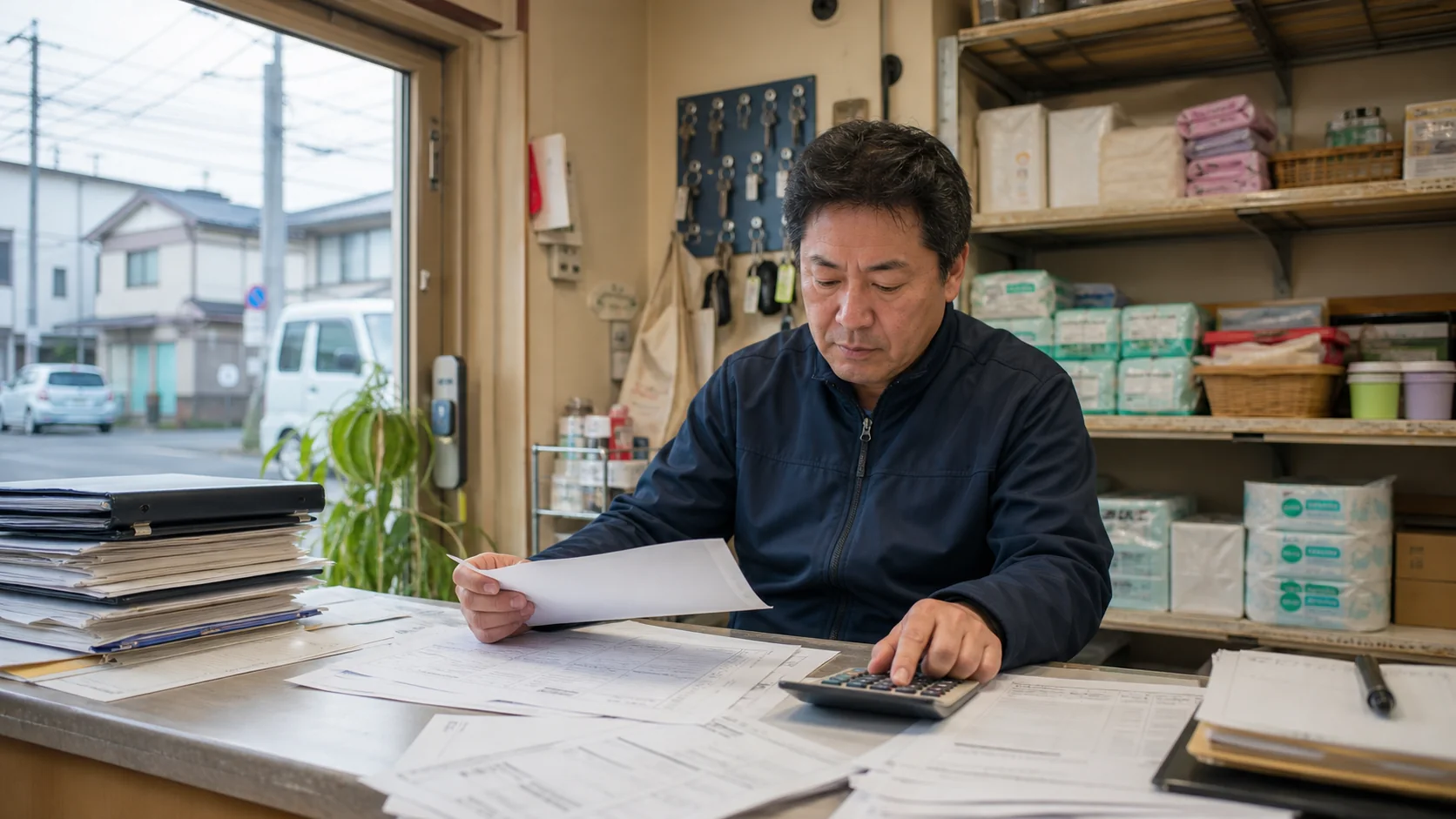 鎌ケ谷市で年度末工事、介護報酬の入金待ち、連休・贈答期前の在庫、採用・車両更新費が重なる時期の支払いを確認する事業者