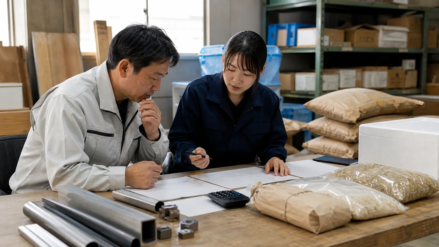 笠岡市で量産前の鋼材・部品、作付け・飼育期の種苗・飼料、食品加工前の原料・包材、出荷集中期の倉庫・車両・冷蔵費の支払いを点検する事業者
