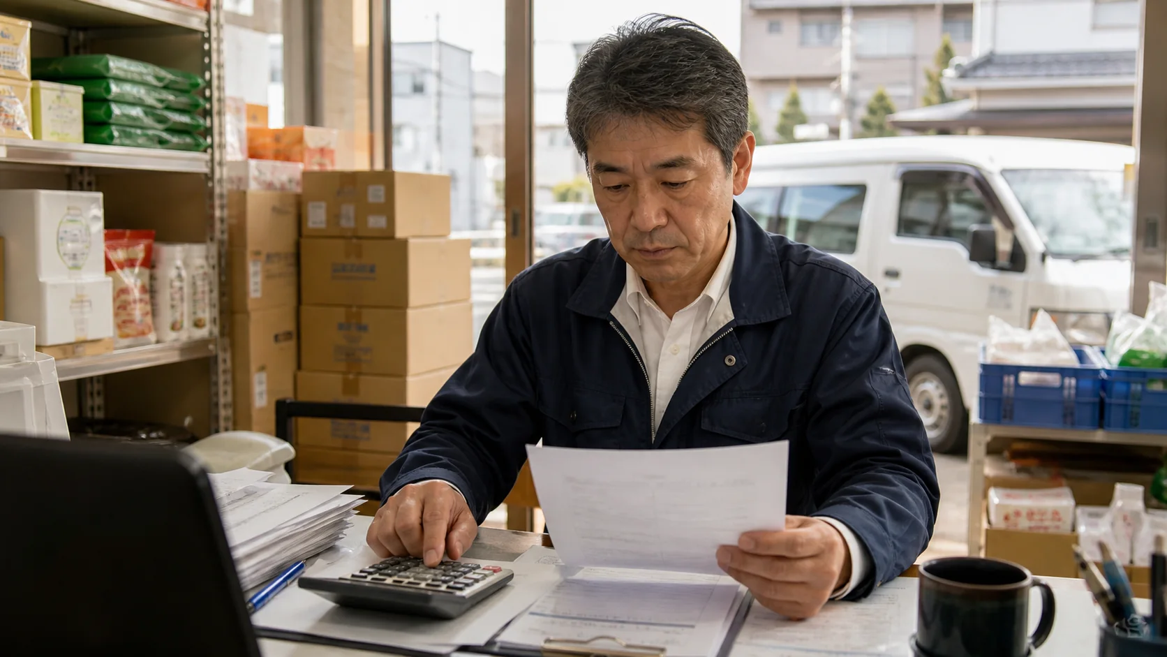 春日市で年度末工事、介護報酬の入金待ち、連休・商戦前の食材と商品在庫、採用・教育費が重なる時期の支払いを確認する事業者