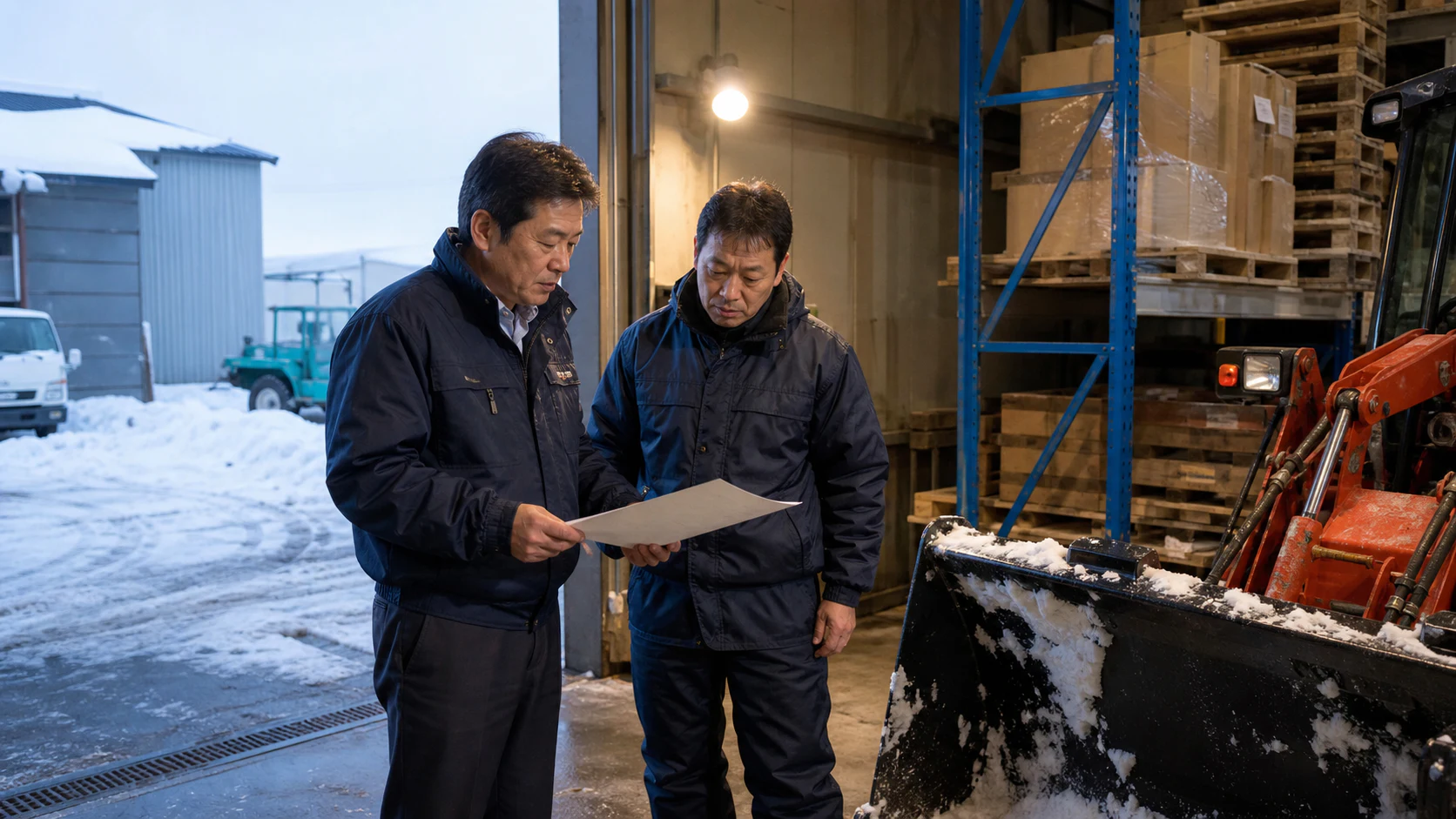 北広島市で物流繁忙期の燃料・人員、量産前の部材、販促前の商品在庫、冬期・着工前の建材・除雪費の支払いを点検する事業者