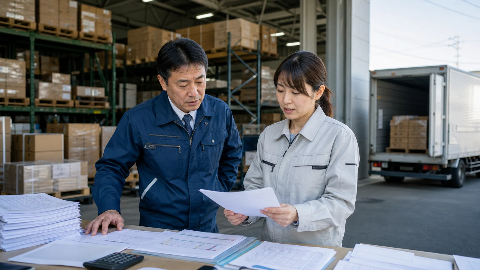 越谷市で商戦期前の在庫積み増し、燃料・倉庫費上昇、配送集中、来店需要の変動に備えて在庫と設備稼働を確認する現場